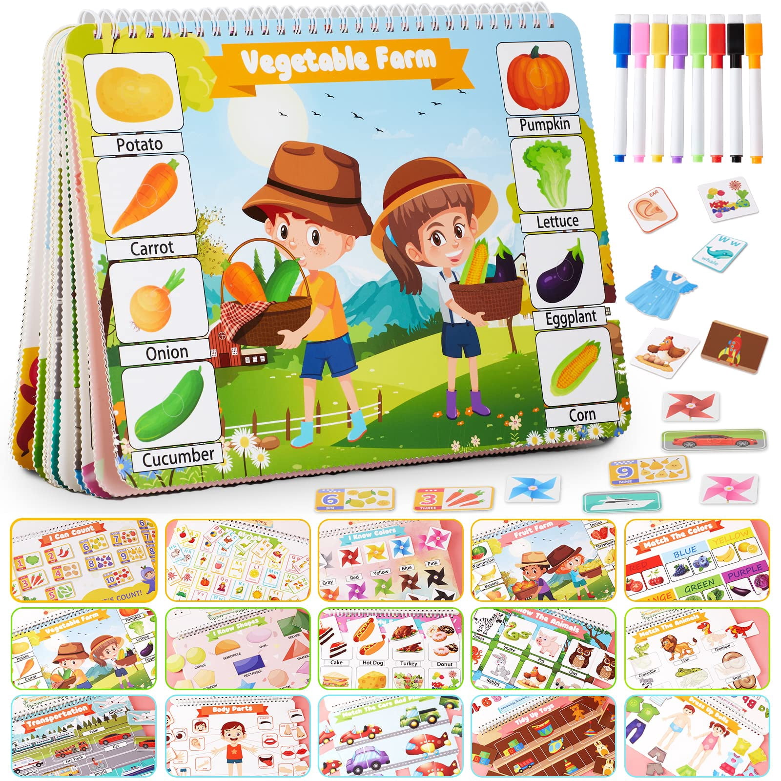 Huijing Montessori Preschool Learning OIF8 Activities 29 Themes Busy ...