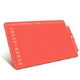 thumbnail image 1 of Huion Inspiroy HS611 Graphics Drawing Tablet Android Support with 8 Multimedia Keys Battery-Free Stylus(Coral Red), 1 of 10