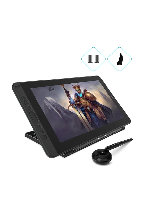 KAMVAS 13 13.3" FHD IPS Graphics Tablet, 8192 Pressure Sensitivity, Stand, Purple