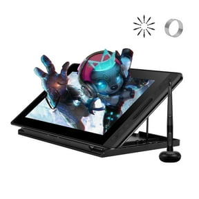 Huion Kamvas Pro 12 11.6 Inch FHD IPS LCD Graphics Drawing Tablet, 8192 Pressure Sensitivity, Black