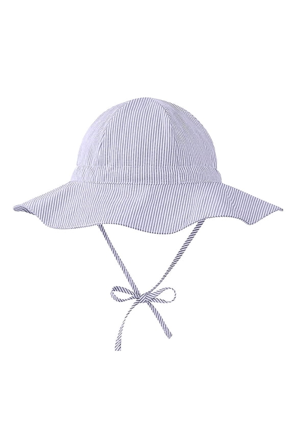 UPF 50+ Baby Sun Hat with Ear and Neck Protection - Toddler Beach Hat for Boys & Girls - Ideal for Summer Fun,Dark Blue