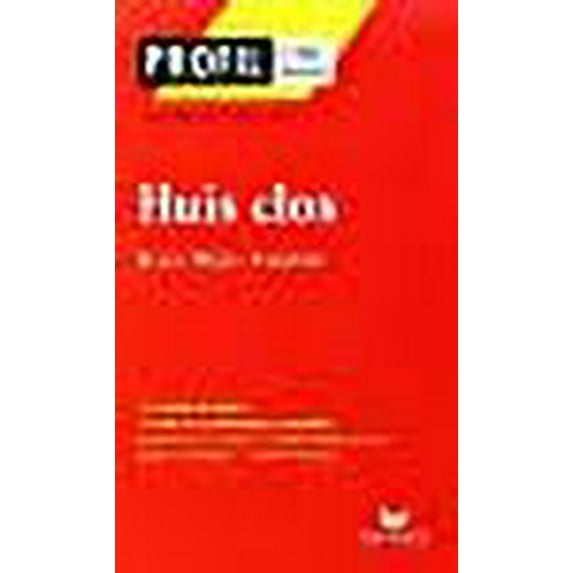 Huis Clos Sarte (Profile Literature)