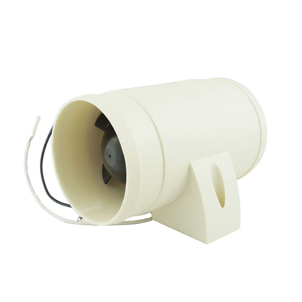 NovelBee 24V Electric 3" In-Line Marine Bilge Air Blower | 130CFM Ventilation Fan For Boats & Yachts