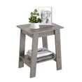 thumbnail image 1 of Huisuilinss End Table,Small Side Table,2-Tier Nightstand,Narrow Bedside Table With Storage Shelf,Wood Night Stand For Small Spaces Bedroom Entryway Farmhouse Living Room, 1 of 7
