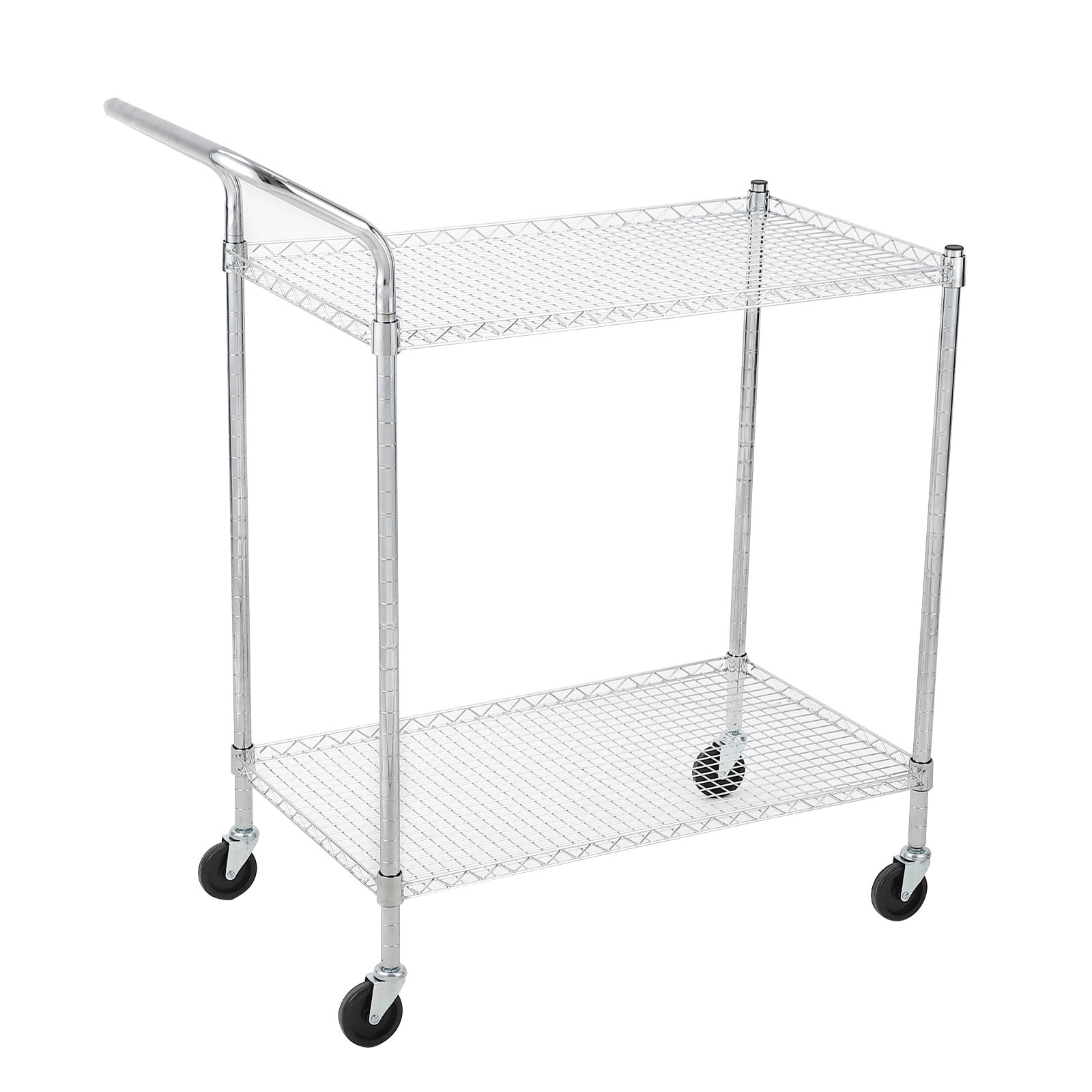Huisuilinss Heavy Duty Tiered Rolling Utility Cart on Wheels,Commercial ...