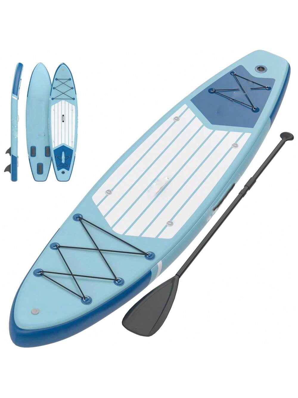 Huisuilinss Inflatable Stand Up Paddle Board,10.6FT/11FT Inflatable Paddle Board With Premium Accessories,Non-Slip EVA Deck,Ultra-Light Carry Bag，Pump,SUP For All Skill Levels,1PCS