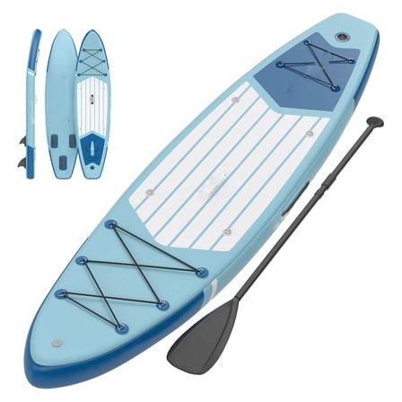 Huisuilinss Inflatable Stand Up Paddle Board,10.6FT/11FT Inflatable Paddle Board With Premium Accessories,Non-Slip EVA Deck,Ultra-Light Carry Bag，Pump,SUP For All Skill Levels,1PCS