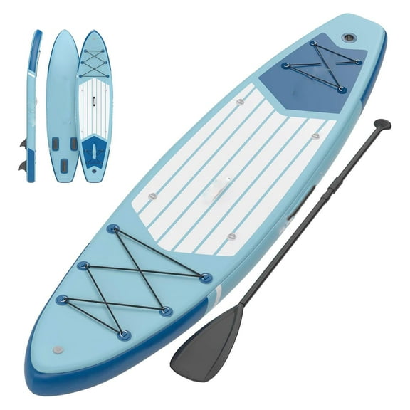 Huisuilinss Inflatable Stand Up Paddle Board,10.6FT/11FT Inflatable Paddle Board With Premium Accessories,Non-Slip EVA Deck,Ultra-Light Carry Bag，Pump,SUP For All Skill Levels,1PCS