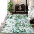 thumbnail image 1 of Huisuilinss Large Machine Washable Area Rug, Anti-Slip Accent Abstract Watercolor Design Ultra-Thin Carpet Throw Rug,Low Pile Office Distressed Accent Throw Rug for Bedroom Living Room, 1 of 7