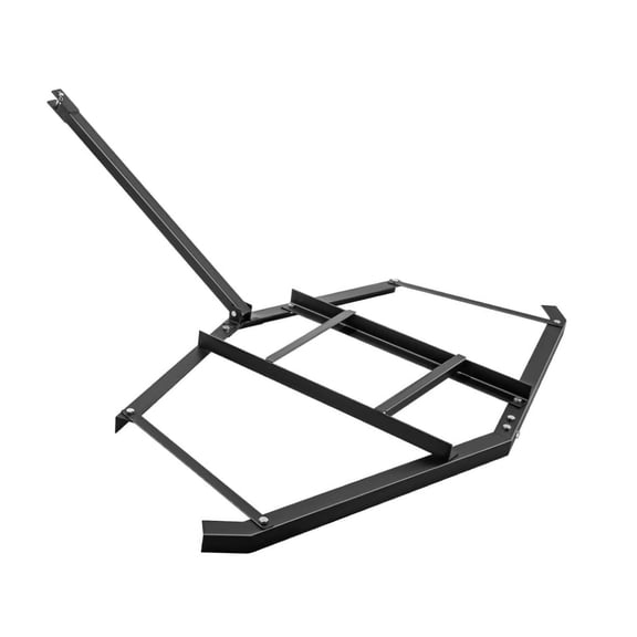 Huisuilinss Lawn Leveling Rake, Lawn Leveler Tool with Stainless Steel Handle Rakes,Heavy Duty Landscape Rake Driveway Drag Harrow for ATV/UTV,for Backyard, Garden,Farm,Easy Attachment, Deep Plowing