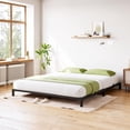 thumbnail image 1 of Huisuilinss Metal Platform Bed Frame Queen Size,Twin Bed Frame,Full Size Bed Frame With Under Bed Storage,No Box Spring Needed,Steel Slat Mattress Foundation,Easy Assembly,No Noise And No Shaking, 1 of 8