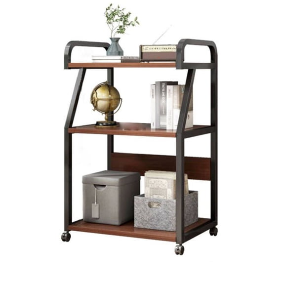 Huisuilinss Mobile Printer Cart, 3-Tier Industrial Printer Stand ...