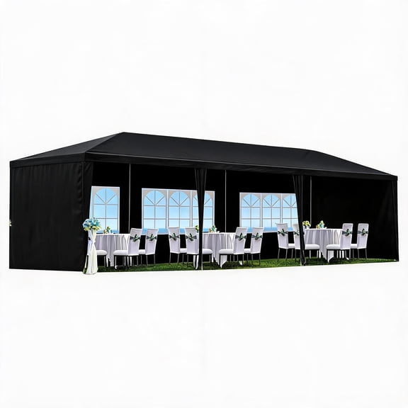 Huisuilinss Outdoor Canopy Tent,Portable Party Tent,Outdoor Gazebo With Removable Sidewalls And Windows,Event Tent,Carport For Wedding BBQ Parties Camping Garden Backyard