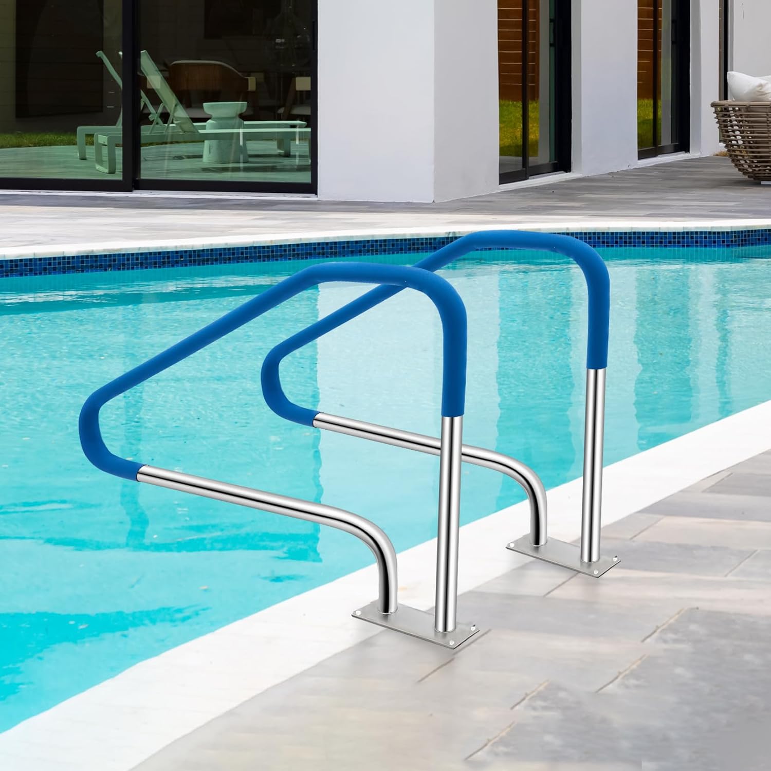 Huisuilinss Pool Rail Pool Railings For Inground Pools 304 Stainless 