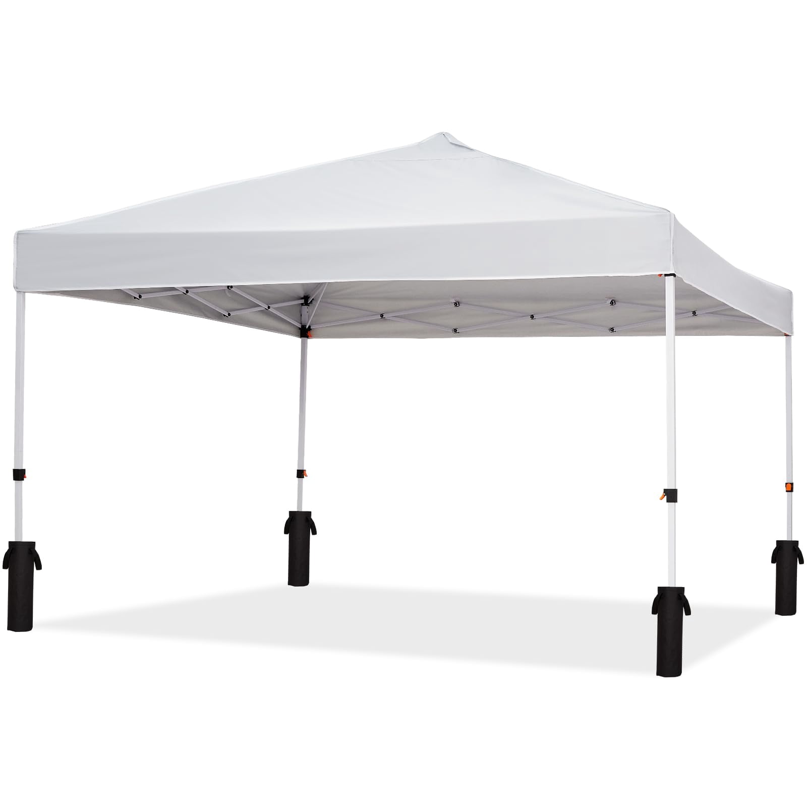 Huisuilinss Pop Up Canopy Tent,8/10FT Beach Tent,Commercial Outdoor Sun Shade,Waterproof Screen Tent,Portable Gazebo With Mesh Mosquito Netting/Side Walls For Events arties Camping Garden Outdoor