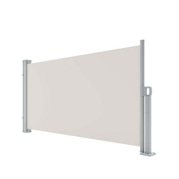 Huisuilinss Retractable Side Awning,71''x138'' Folding Privacy Screen Protection Awning,Waterproof & UV-Resistant Privacy Divider For Patio Balcony Pools Courtyard,1PCS