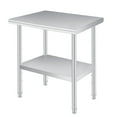thumbnail image 1 of Huisuilinss Stainless Steel Prep Table,Commercial Work Table,Kitchen Worktable With Rounded-Corner,Adjustable Undershelf For Home Restaurant Hotel Garage Laundry Garden Outdoor, 1 of 7