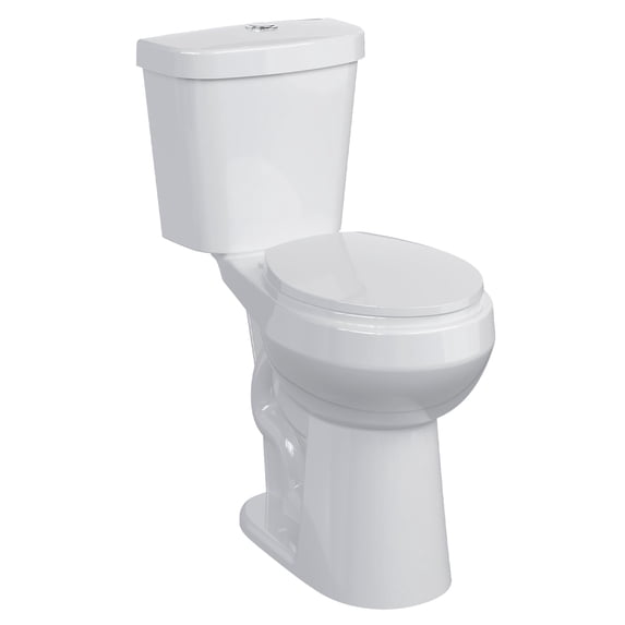 Huisuilinss Two-Piece Toilet,19"/21" Toilet,Elongated Toilet Round Toilet With Top Dual Flush/Side Flush,Soft Close Seat For Bathrooms