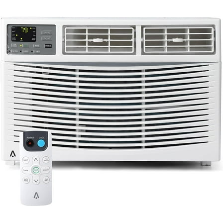 Huisuilinss Window-Mounted Room Air Conditioner, 12000btu Window Air Conditioner With Wi-fi Enabled,Cooling Up To 550sq.ft, 115vand Easy-to-Clean Washable Filter