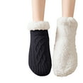 thumbnail image 1 of Huiway Kids Kids Warm Fleece Lined Slipper Socks Soft Thick Comfy Home Socks Boys Girls Indoor Non-Slip Thermal Socks, 1 of 8