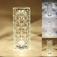 thumbnail image 1 of Huiyi Crystal lamp,Crystal Diamond Table Lamp,LEDBedside Lamps 16-Color Changing Touch Control Bedside Lamp USB Rechargeable for Room Party Dinner Decor, 1 of 7