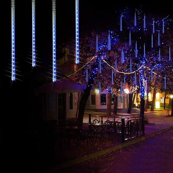 Huiyi LED Outdoor String, 10 TubeIcicle Lights with Waterproof for Christmas Parties Wedding Christmas Tree