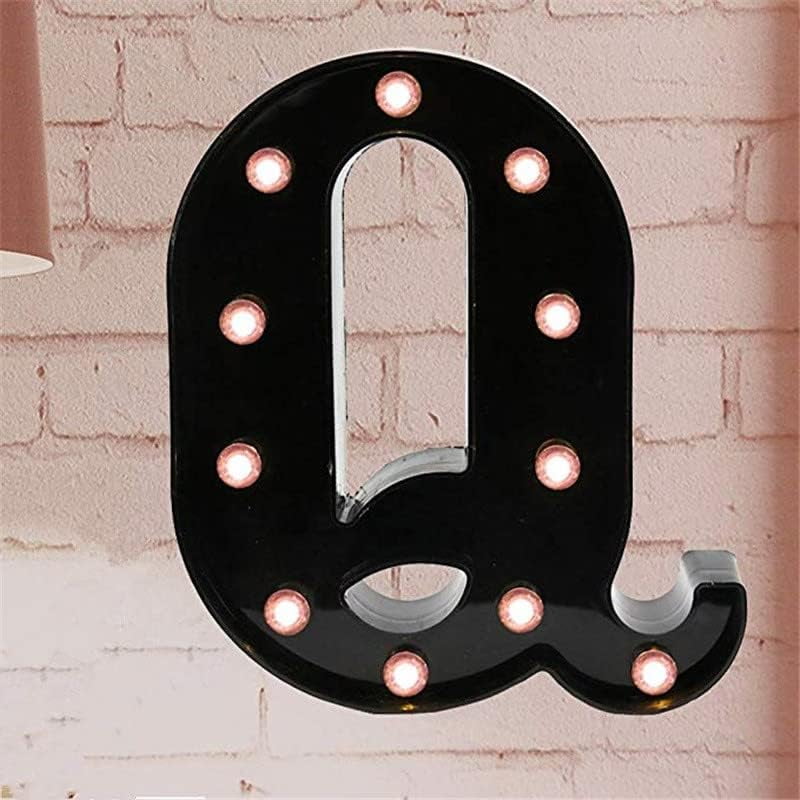 Huiyi Luminous black letters, Light Up Letters Sign,Sign Decorative LED ...