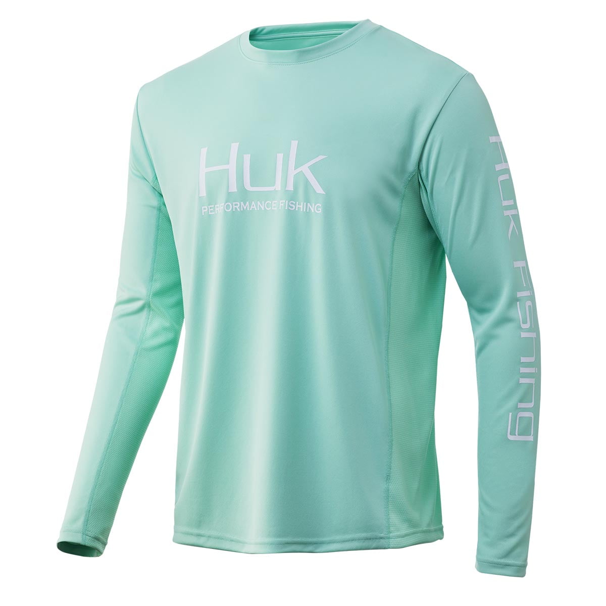 T-shirt Huk Homme XL – Rouge/blanc/bleu – Manches Longues – Pêche Outdoor – Occasion Parfait état