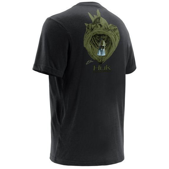 Huk KC Scott Bucket Tee (Heather Black)