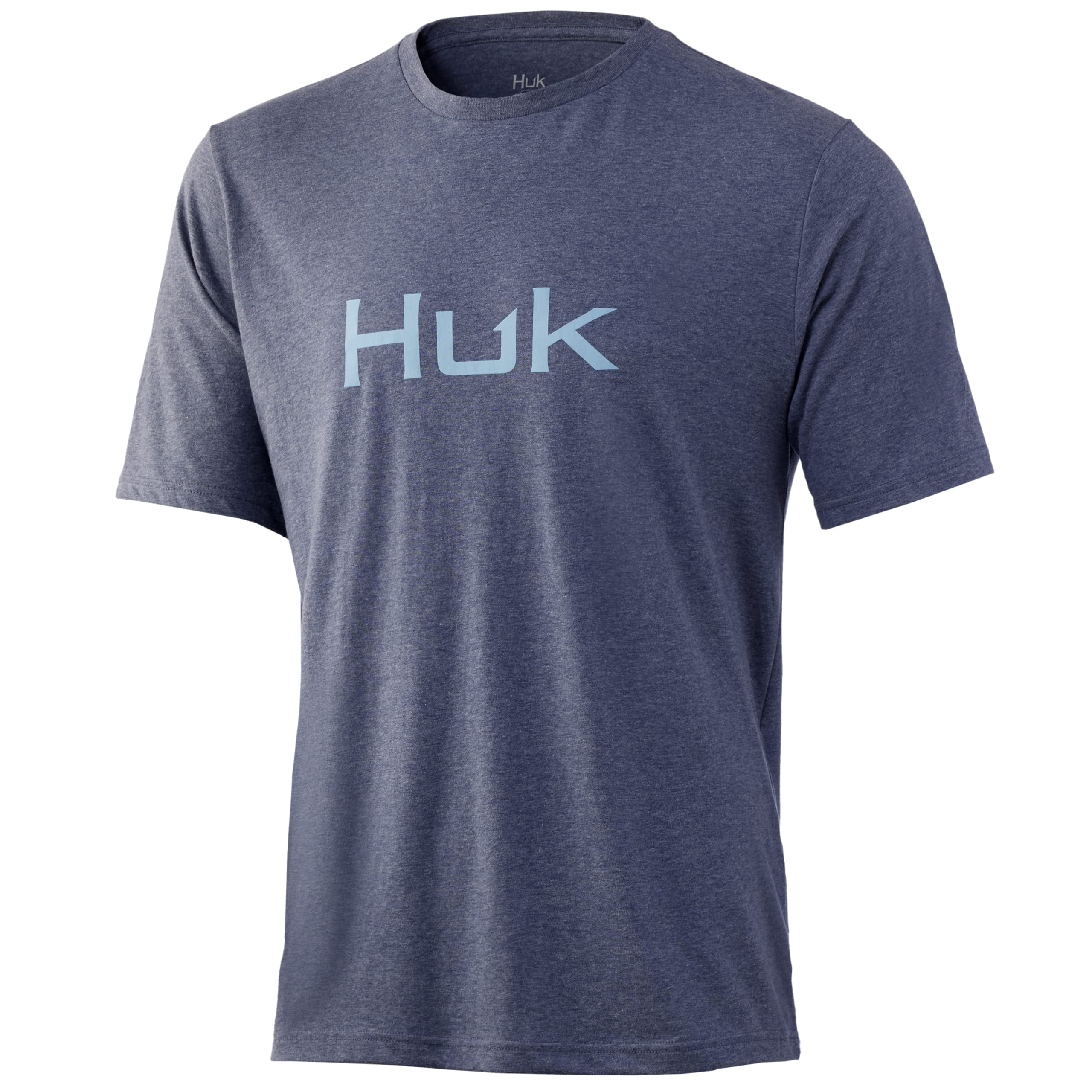 Huk Logo Tee Sarseahthrf22 (Sargasso Sea Heather - New Logo, Medium ...