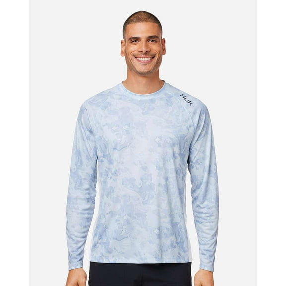 HUK H12L003 Lopro Camo Long Sleeve T-Shirt-KENAI-XL