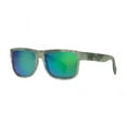 thumbnail image 1 of Huk Men's Clinch Polarized Sunglasses Matte Southern Tier Subphantis Green Mirror Lens, 1 of 1
