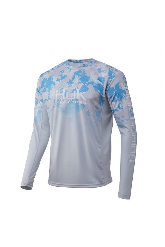 Men's Icon X KC Refraction Camo Fade Performance Shirt (Fade - Inshore, Small)