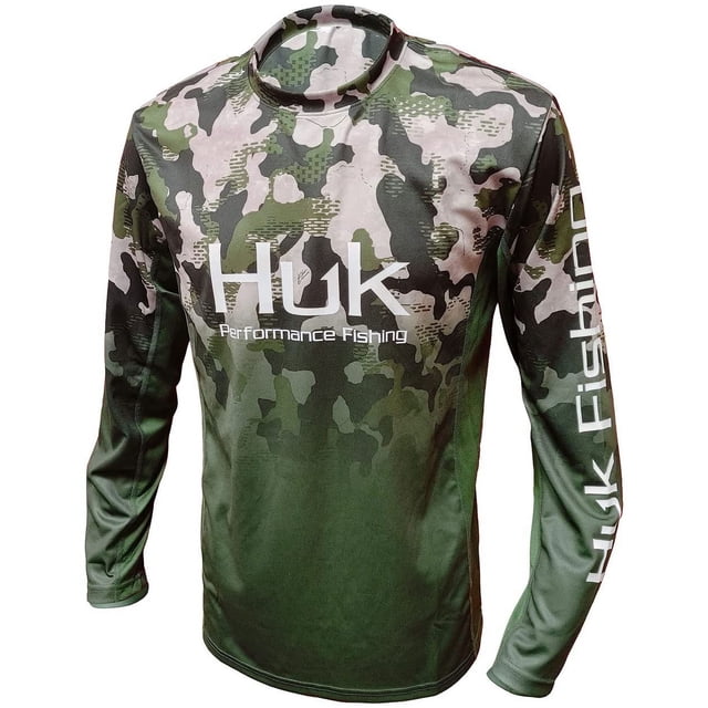 Chemise De Pêche Huk Icon X Camo - Homme S, Blanche/bleu Clair, NEUVE Avec étiquettes
