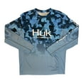 thumbnail image 1 of HUK Men's Icon X Camo Long Sleeve Performance Fishing Shirt, Fade-San Sal, Small, 1 of 8