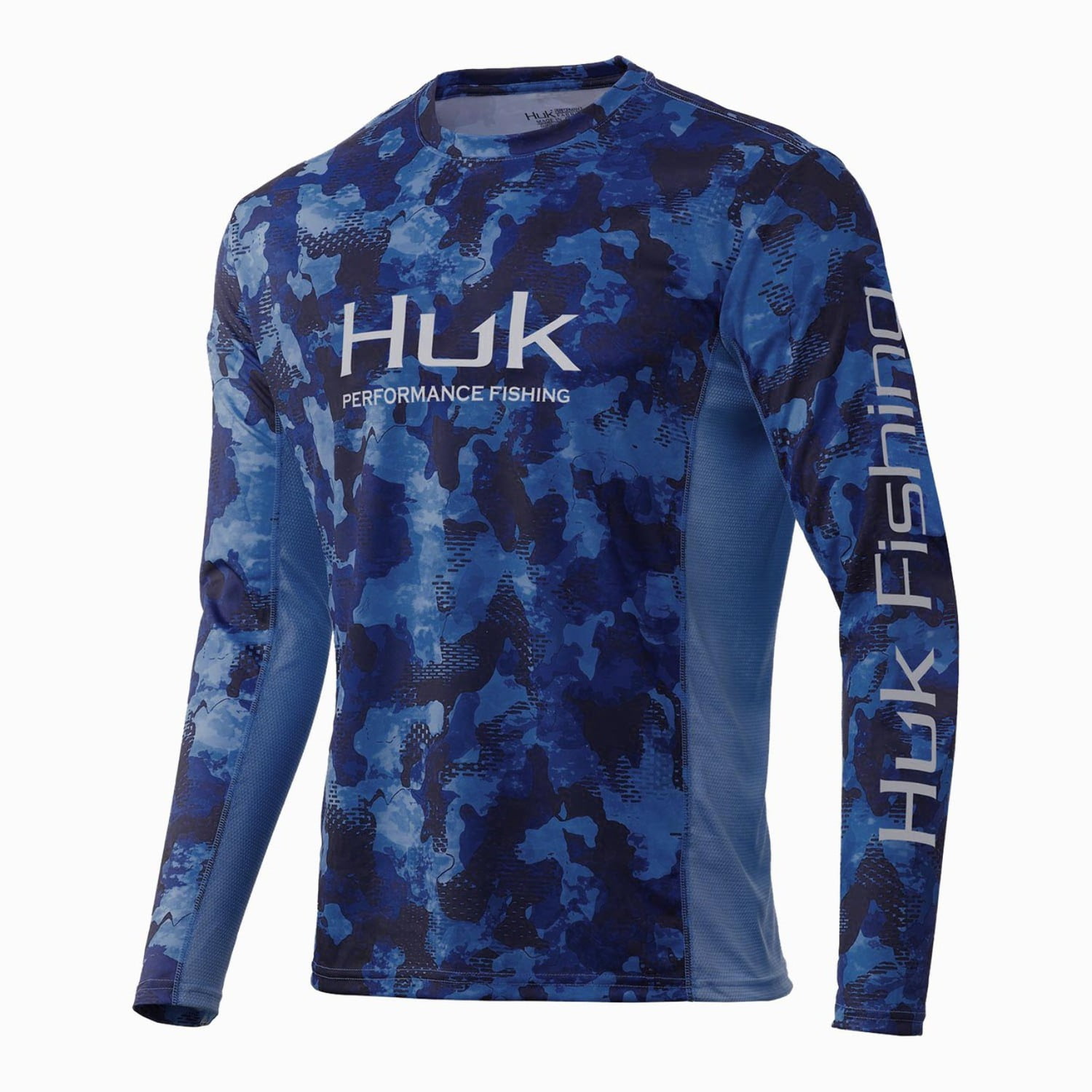 Huk Men's Pursuit Camo Vented Long Sleeve 30 Upf Fishing Shirt Sun  Protection Shirts Roupa De Pesca Breathable Fishing Clothing - AliExpress