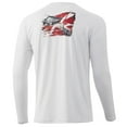 thumbnail image 1 of Huk Men's KC Dinner Dive Performance Shirt (Dinner Dive - White, XX-Large), 1 of 2