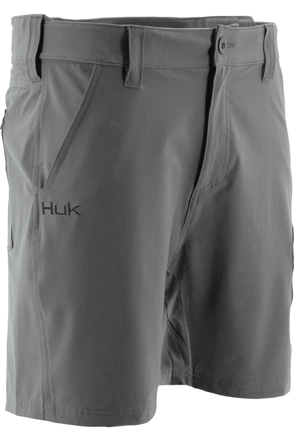 MEN'S NEXT LEVEL QUICK-DRYING PERFORMANCE FISHING SHORTS SIZE: M - CHARCOAL