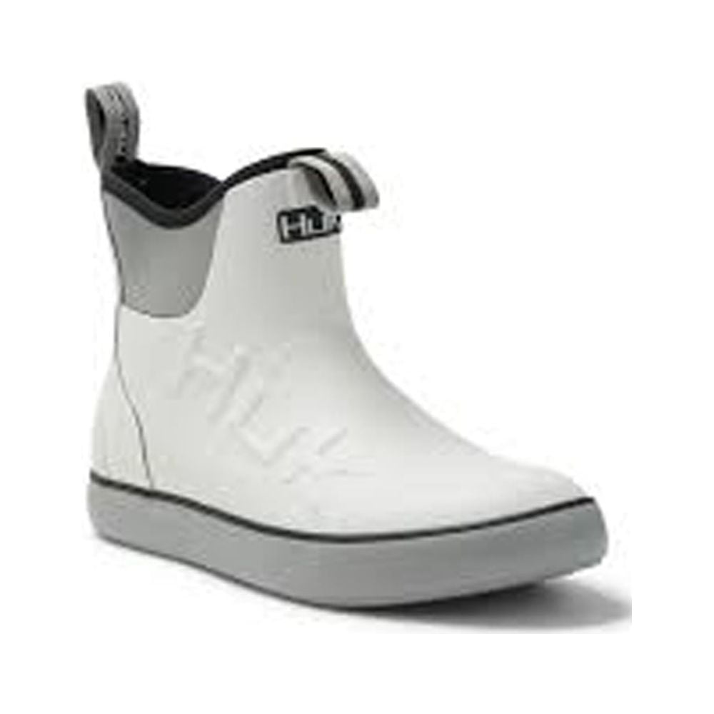 Huk Men's Rogue Wave White/Grey Size 14 Fishing Ankle Boots 