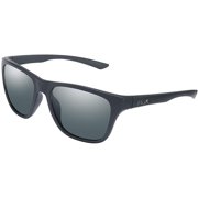 Huk Mens Swivel Polarized Sunglasses Matte Black Frame Gray Lens