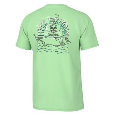 Huk Mens Tuna Skull  Tee, Adult, Patina, Medium
