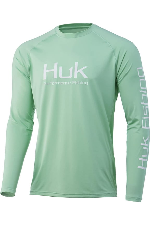 Performance Fishing Pursuit Vented LS Tee Shirt Jade Large