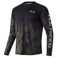 thumbnail image 1 of HUK Men's Pattern Pursuit Long Sleeve Performance Shirt, Refraction Fish Fade-Pine, 3X-Large, 1 of 2