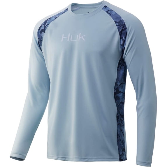 Huk Strike Solid Performance Fishing Shirt Plein Air M H1200197-451-M
