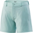 thumbnail image 1 of Huk Women's Next Level Seafoam Small Quick Drying Performance Fishing Shorts, 1 of 2