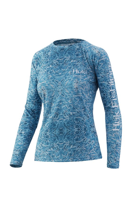 Women's VC Turtlegrass Pursuit Performance Shirt (Turtlegrass - Blue Radiance, X-Small)