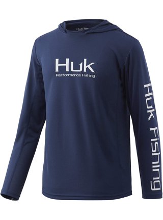  HUK Unisex Standard Icon X Pattern Hoodie, Fishing