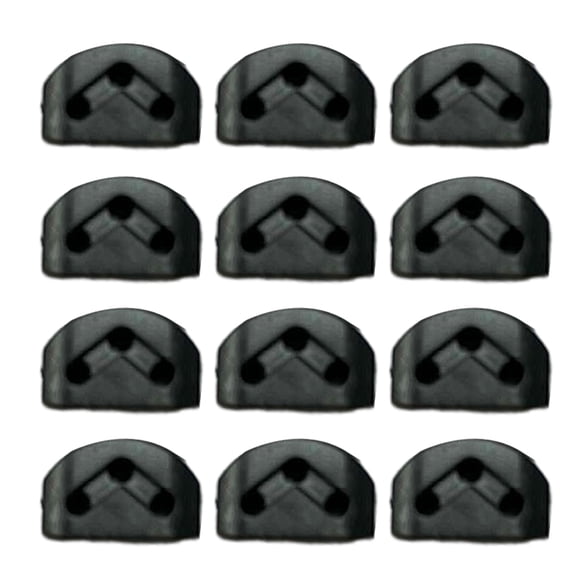 Hukai 12Pcs Guitar String Ties Bridge Beads for Acoustic Guitar & Nylon String Guitar Classical Guitar Rollers String Trees