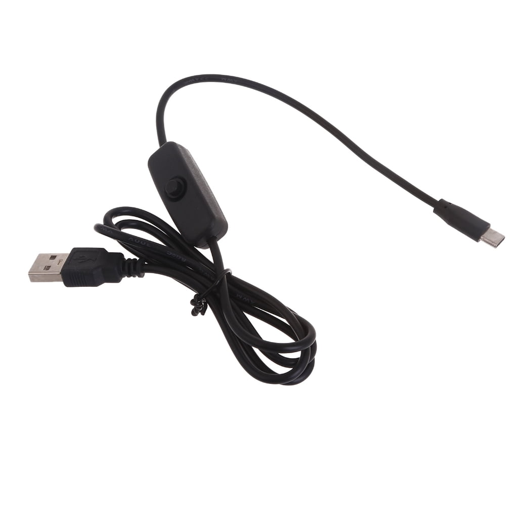 Cavo USB WithSwitch Type-C A USB A, 5V 3A, Cavo Adattatore Con Interruttore On/off Per Raspberry Pi 4B, Trasferimento Dati 480 Mbps