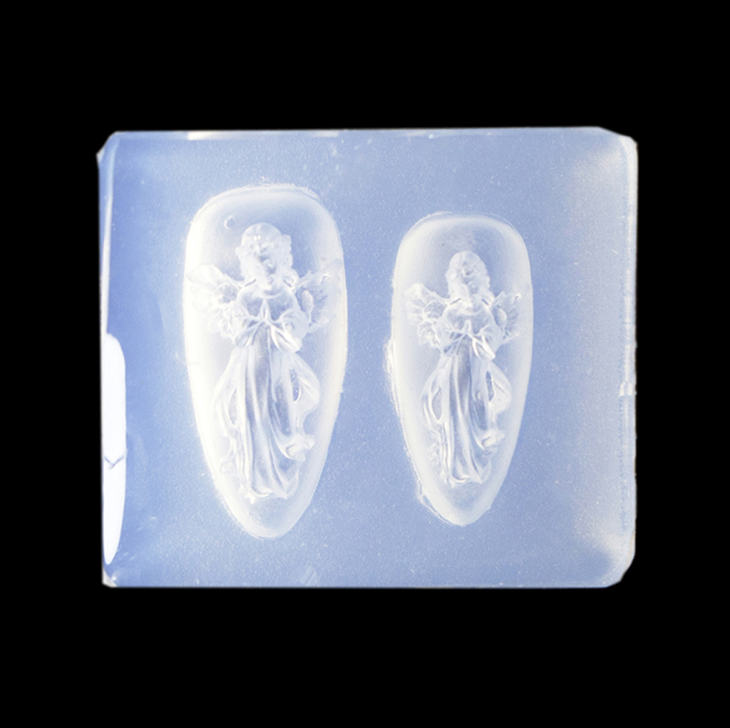 Hukai 3D Mini Angel Series Mould Sculpture Stamping Plate Nails ...